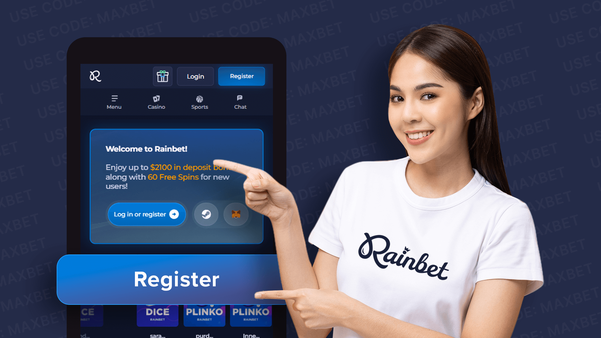 Rainbet sign up